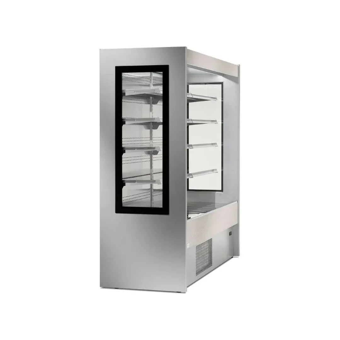 Vitrine murale réfrigérée ouverte 5 niveaux 1000x750x2000mm +2/+8°C - CHAMONIX - ARKA - Vitrine réfrigérée murale