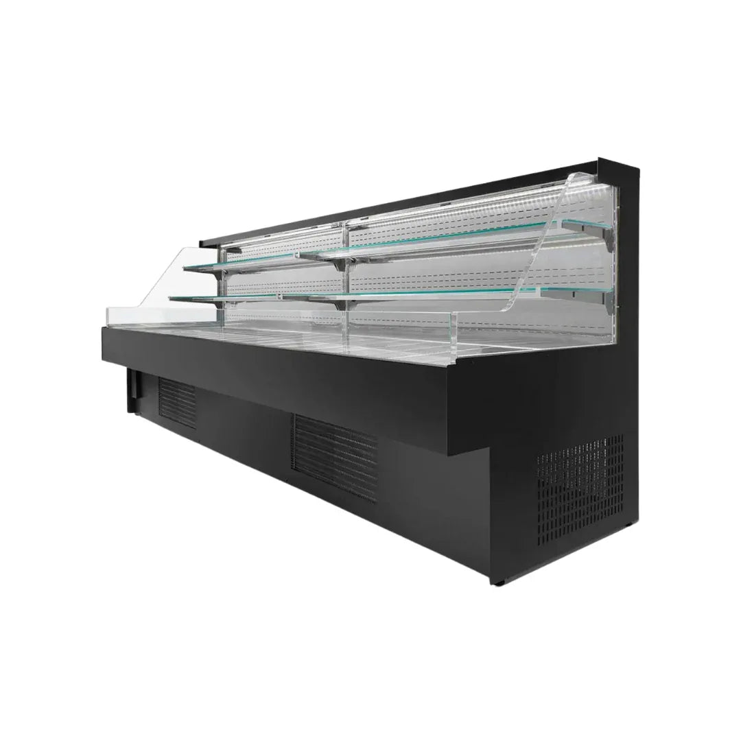 Vitrine murale réfrigérée ouverte 3 niveaux 1330x910x1190mm +2/+8°C - FUJIYAMA - ARKA - Vitrine réfrigérée murale