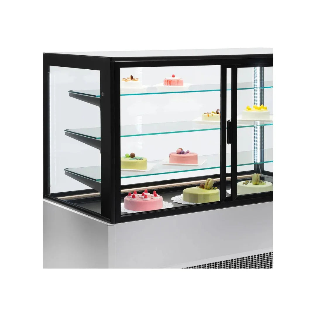 Vitrine réfrigérée ventilée sans réserve 4 niveaux 1500x780x1380mm 0/+8°C - KRISTALL - ARKA - Vitrine de présentation, Vitrin
