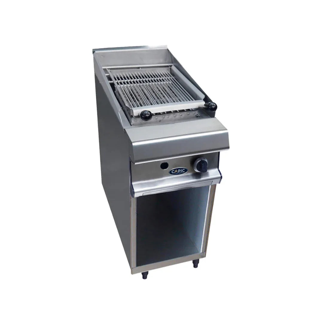 Grillade à pierres volcanique gaz sur placard ouvert - CAPIC - Grillade & Charcoal