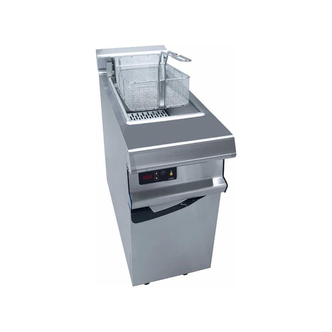 Friteuse électrique 1 cuve de 15L sur placard 10kW - CAPIC - Friteuse électrique professionnelle