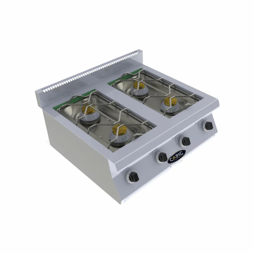 4 feux nus sous grille inox à poser CAPIC W540211 vue 1 - Usine CHR