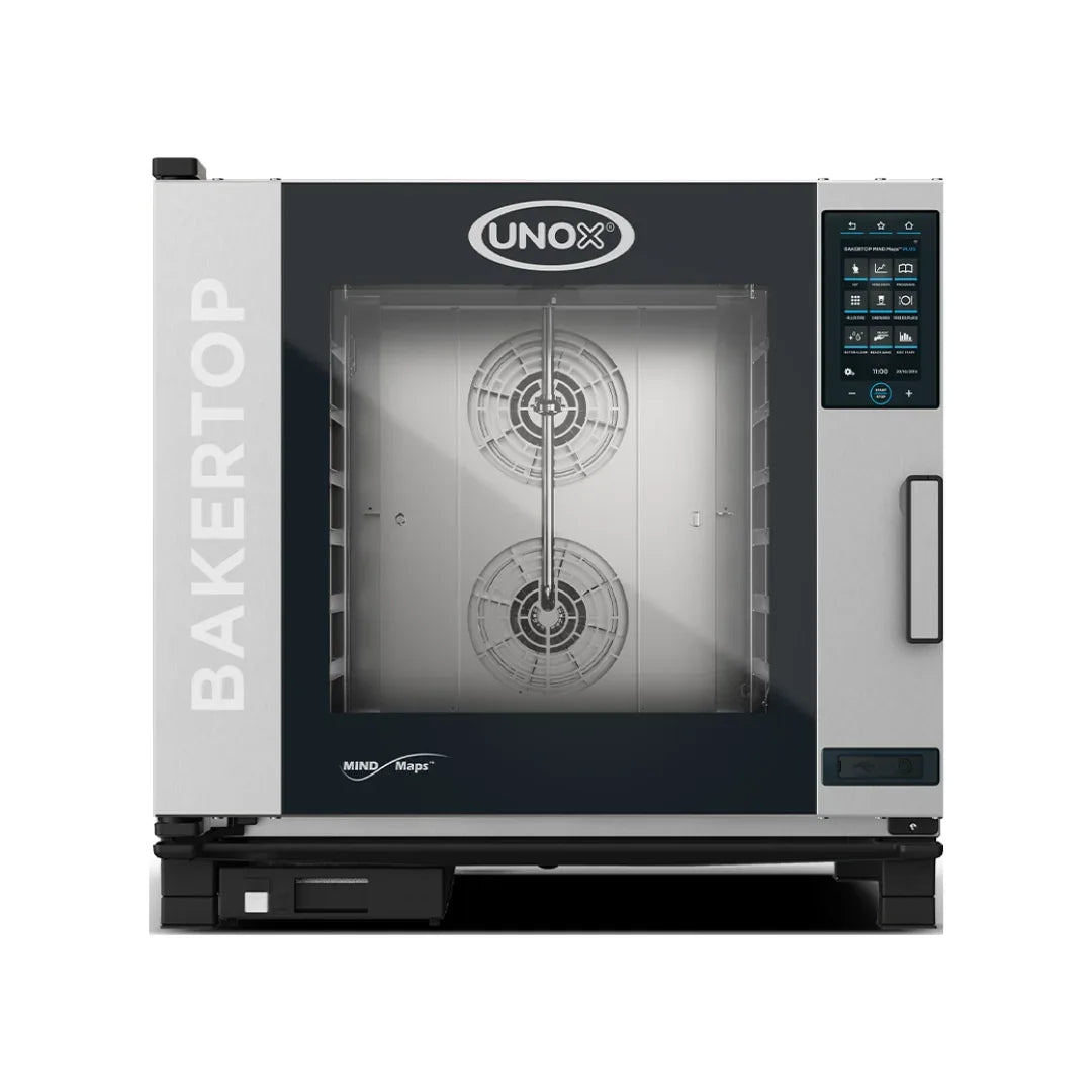 Four mixte pâtissier 600x400 BAKERTOP MIND.Maps™ PLUS COUNTERTOP 6 niveaux UNOX XEBC-06EU-EPRM vue 1 - Usine CHR