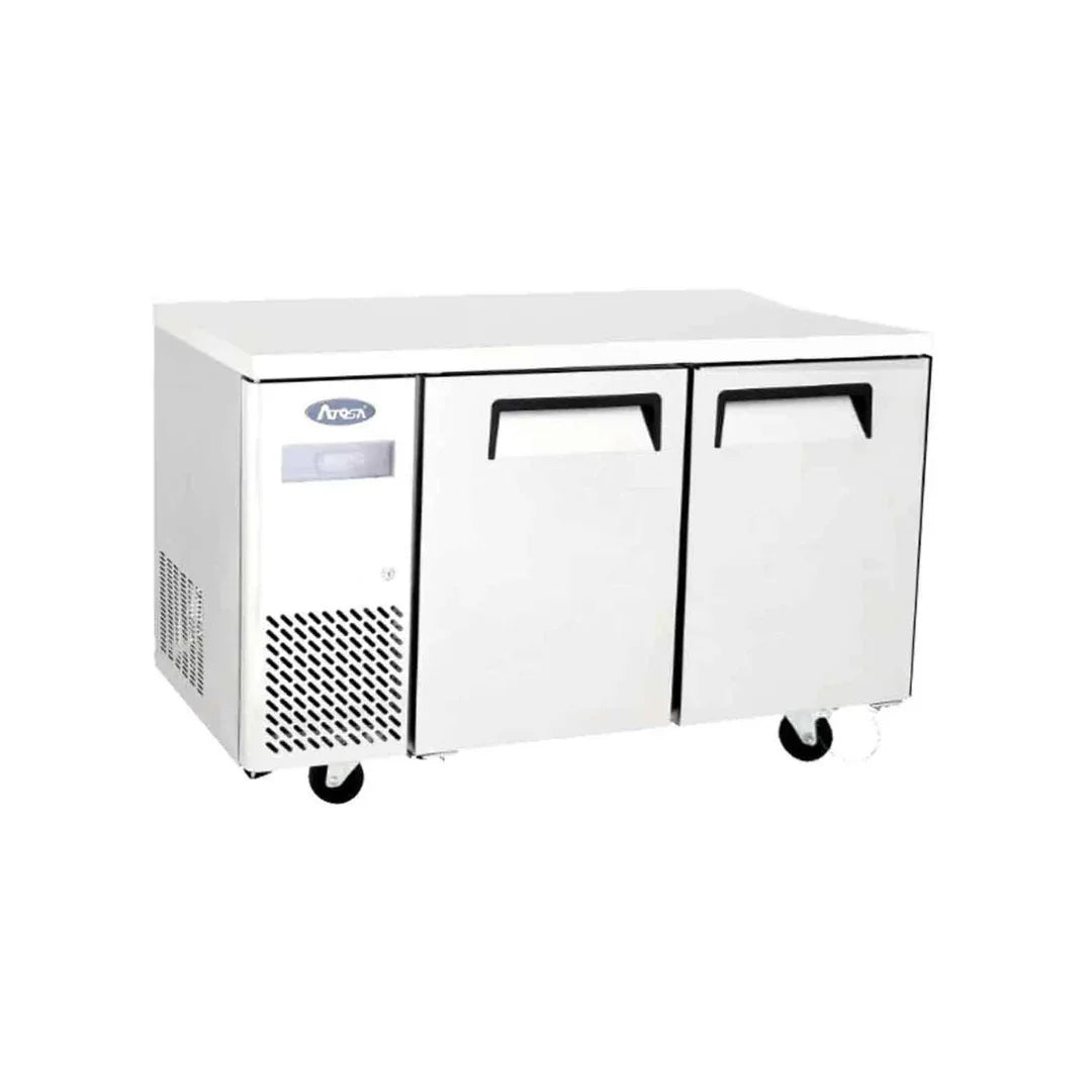 Table réfrigérée négative sans dosseret 2 portes 370L - ATOSA - Table réfrigérée négative