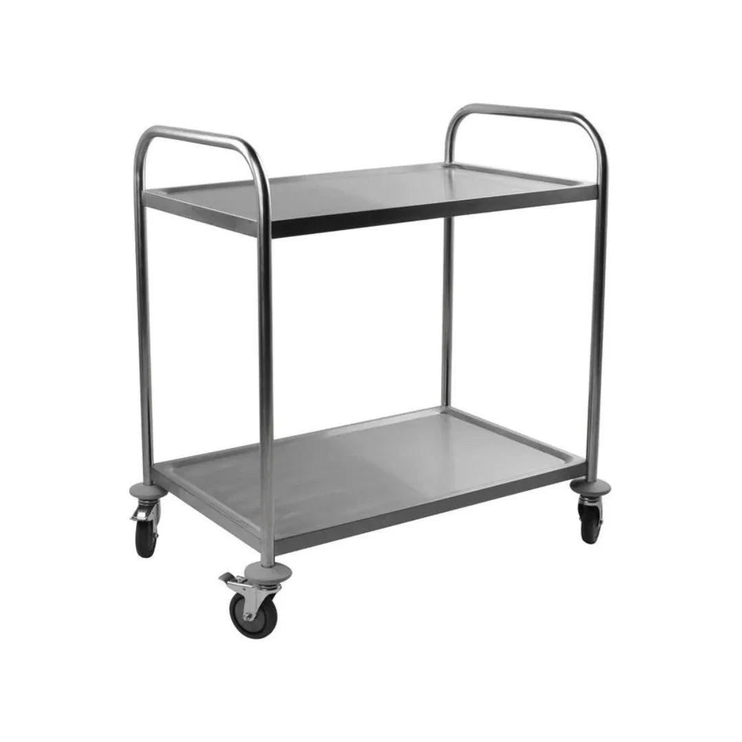 Chariot de service en inox sur 2 niveaux CUISTANCE PRC-L2 vue 1 - Usine CHR