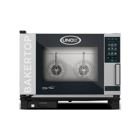 Four mixte pâtissier 600x400 BAKERTOP MIND.Maps™ PLUS COUNTERTOP 4 niveaux UNOX XEBC-04EU-EPRM vue 1 - Usine CHR