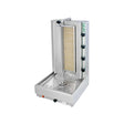 Machine à kebab gaz 5 zones 530x640x1150mm 17,5kW - VISVARDIS - Machine à kebab gaz