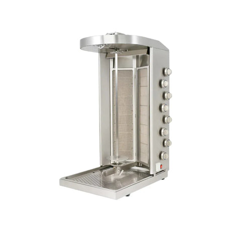 Machine à kebab gaz 20 zones 530x720x1160mm 35kW - VISVARDIS - Machine à kebab gaz