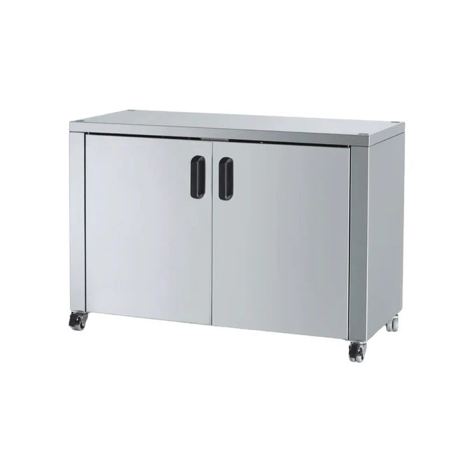 Meuble de rôtissoire 2 portes inox sur roulettes ARKA 100051 vue 1 - Usine CHR