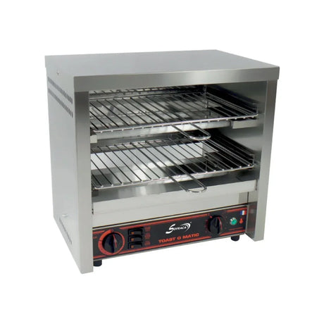 Toaster électrique SUPER CLUB 2 étages - tubes quartz infrarouges - 410x275x400mm - SOFRACA - Toaster