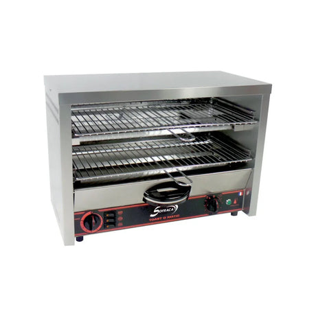 Toaster électrique GRAND CLUB 2 étages - tubes quartz infrarouges - 550x280x400mm - SOFRACA - Toaster