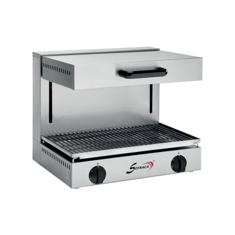 Salamandre électrique à plafond mobile - résistance blindées - 600x450x500mm