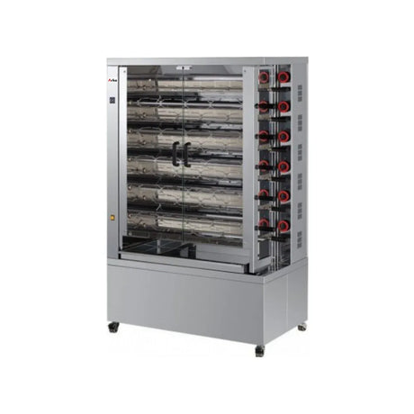 Rôtissoire à électrique 55/66 volailles sur roulettes - ARKA - Rôtissoire éléctrique