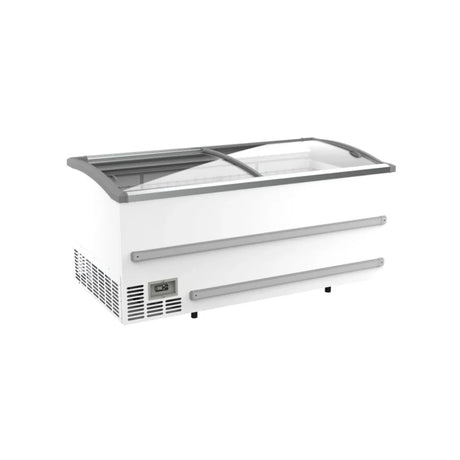 Congélateur bahut blanc pour supermarché - 2 portes coulissantes vitrées 870L COMBISTEEL 7072.0045 vue 1 - Usine CHR