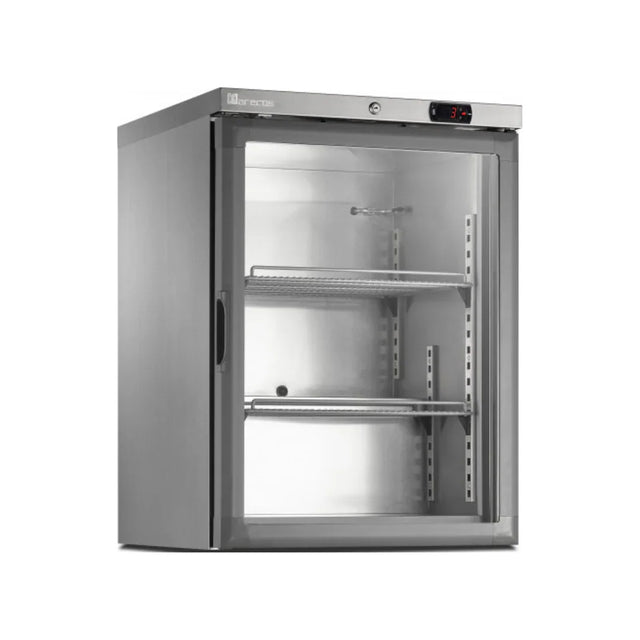 Armoire réfrigérée négative en inox -18/-22°C - 1 porte vitrée - 600x600x835mm - MARECOS - Armoire réfrigérée négative