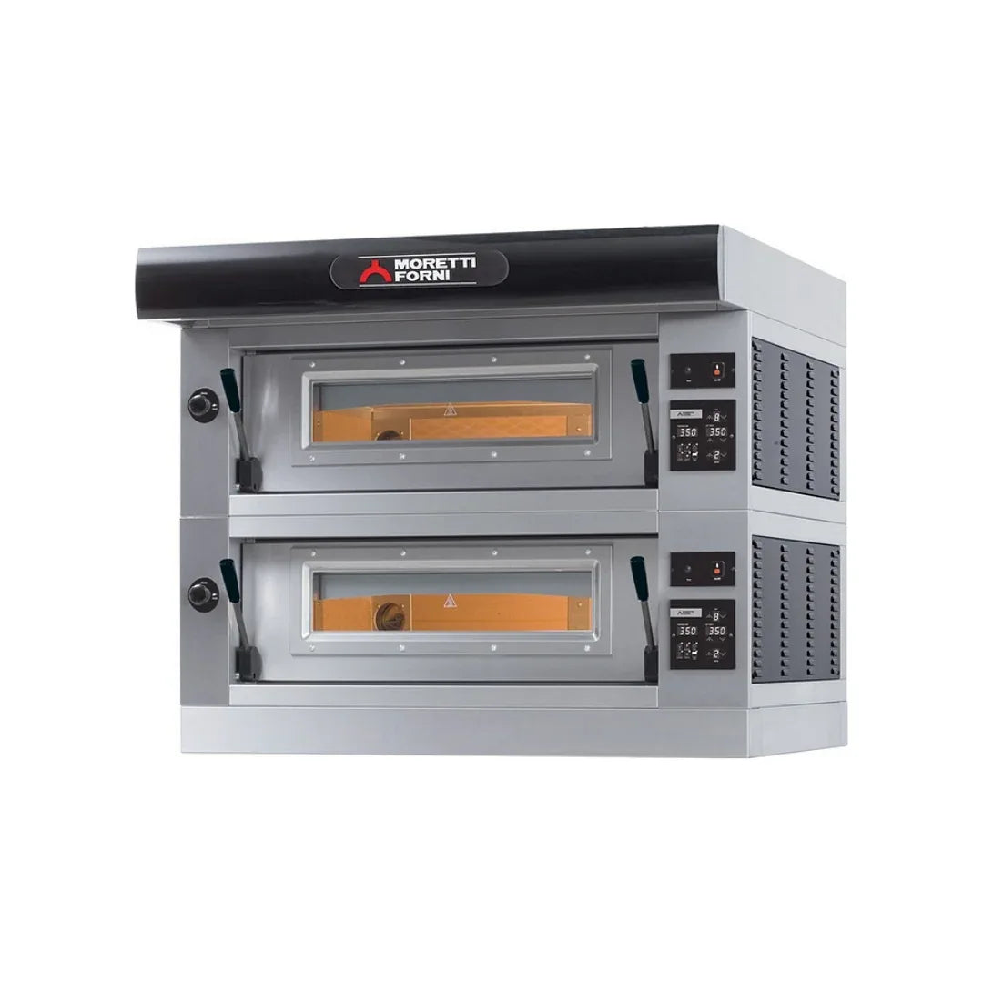 Four à pizza AMALFI A électrique 2 chambres sans support - 2 x 6 pizzas - MORETTI - Four à pizza électrique