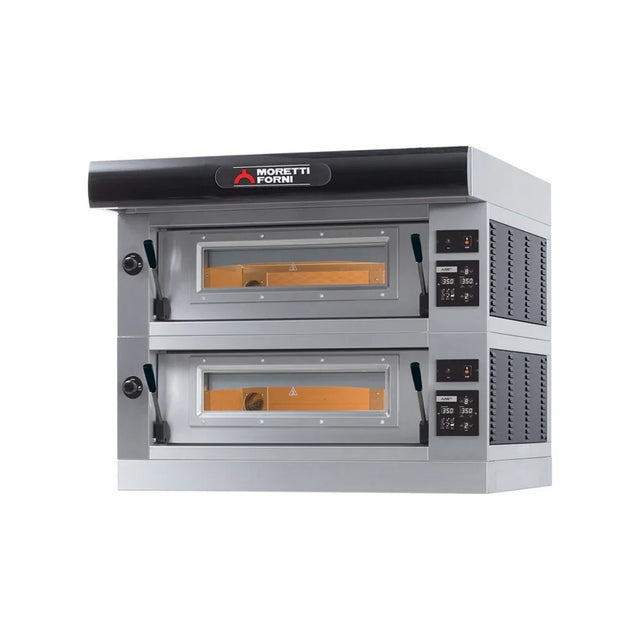 Four à pizza AMALFI A électrique 2 chambres sans support - 2 x 6 pizzas - MORETTI - Four à pizza électrique