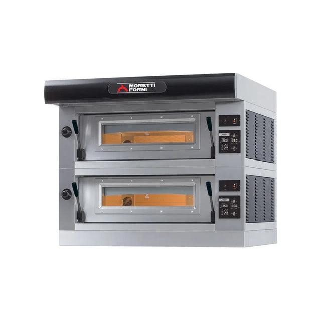 Four à pizza AMALFI B électrique 2 chambres sans support - 2 x 6 pizzas - MORETTI - Four à pizza électrique