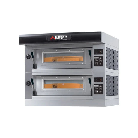 Four à pizza AMALFI D électrique 2 chambres sans support - 2 x 12 pizzas - MORETTI - Four à pizza électrique