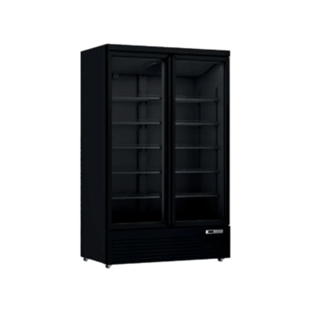 Vitrine noir réfrigérée positive 2 portes 1081L CUISTANCE ARLSCS2P vue 1 - Usine CHR