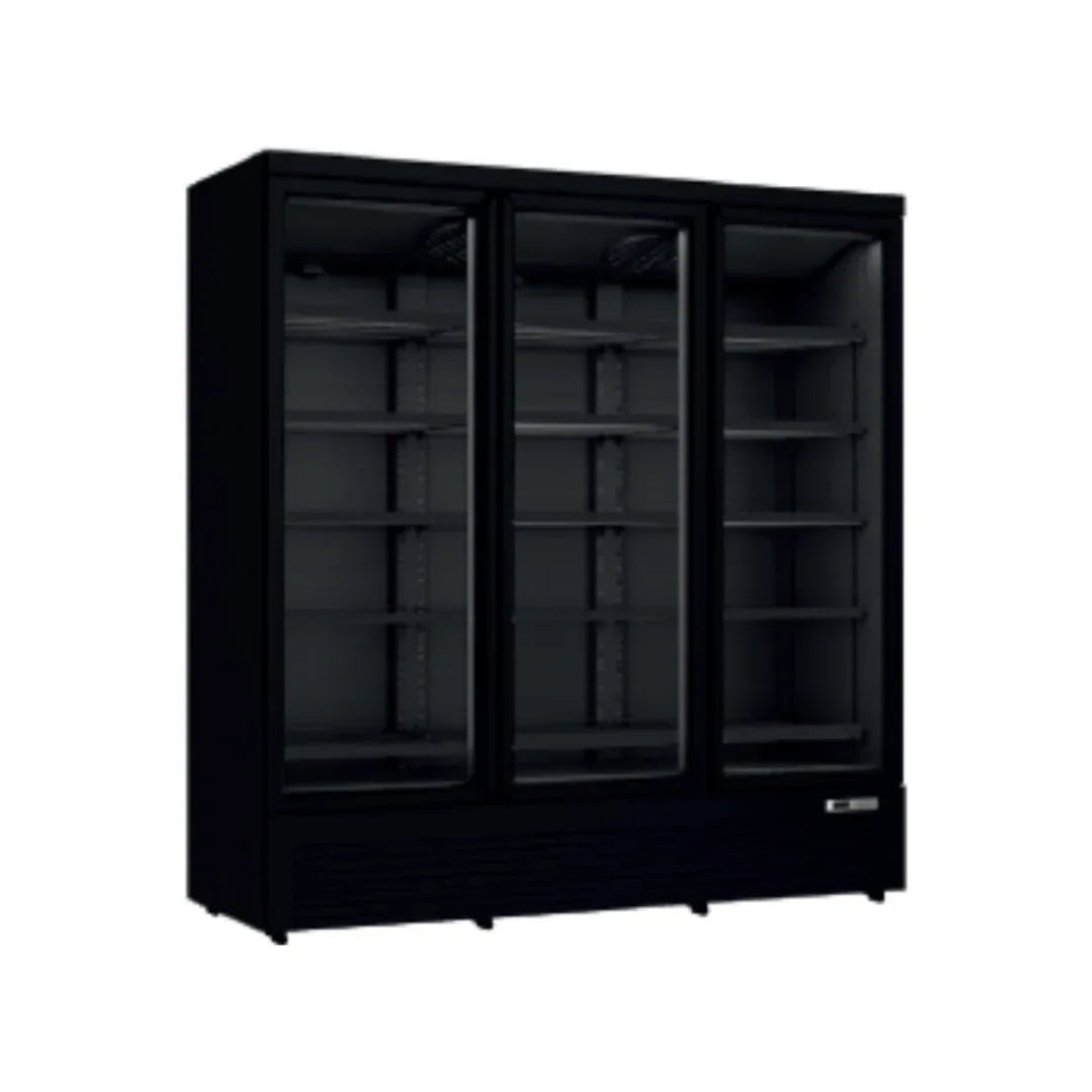 Vitrine noir réfrigérée positive 3 portes 1664L CUISTANCE ARLSCS3P vue 1 - Usine CHR