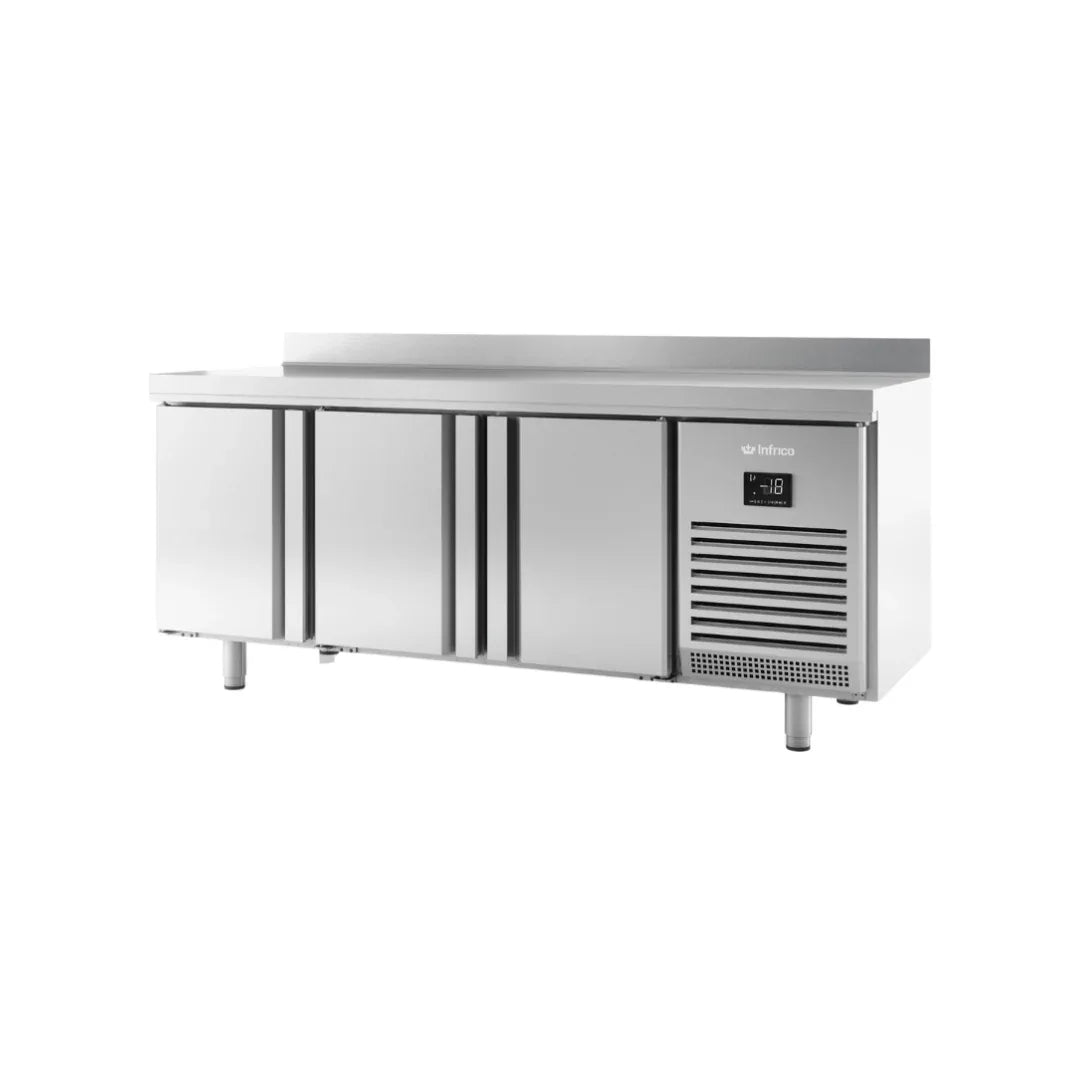 Desserte réfrigérée négative -18°C 3 portes 1960x700x850mm - INFRICO - Table réfrigérée négative