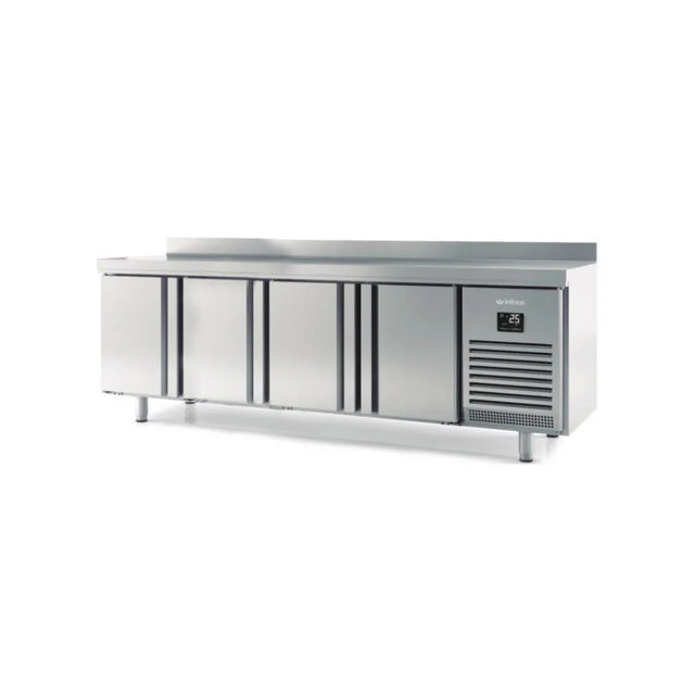 Desserte réfrigérée positive -2/+8°C 4 portes 2452x700x850mm INFRICO BMGN 2450 II vue 1 - Usine CHR