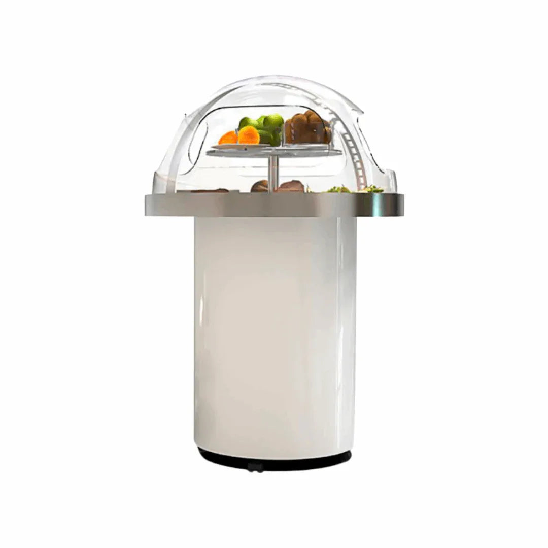 Buffet réfrigérée vitre arrondie sur meuble - 950 SAYL BUF360P vue 1 - Usine CHR
