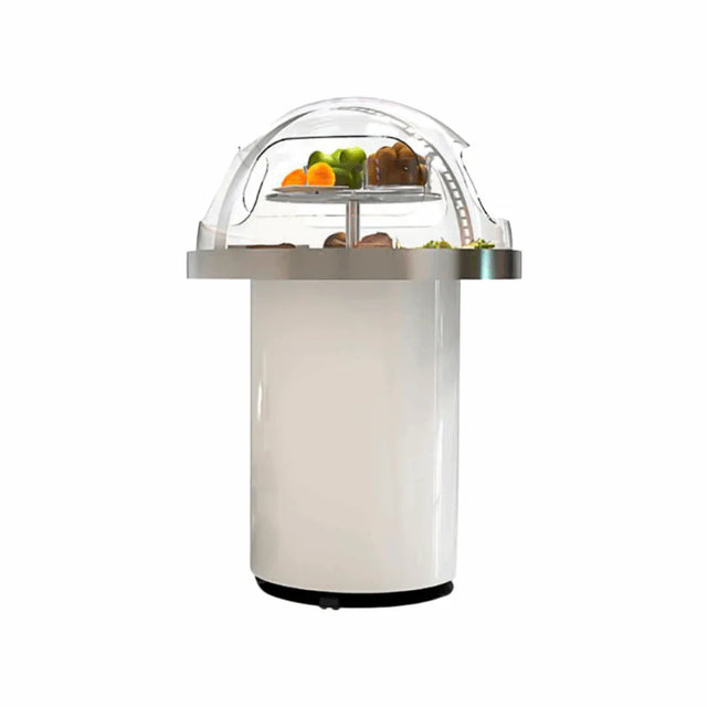 Buffet réfrigérée vitre arrondie sur meuble - 950 SAYL BUF360P vue 1 - Usine CHR