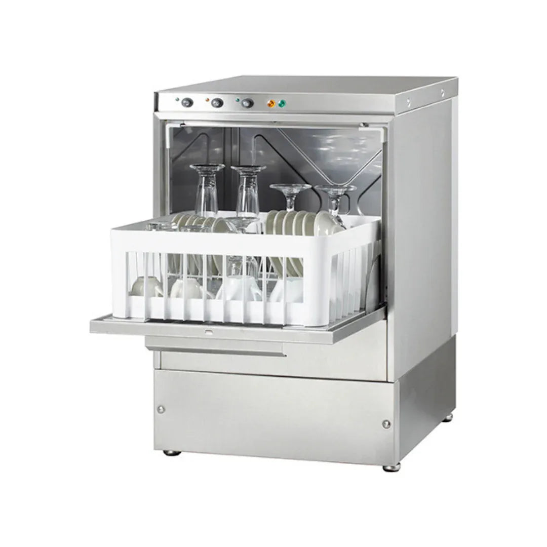 Lave-verre avec pompe de vidange Panier 40cm - ARKA - Lave-verre professionnel