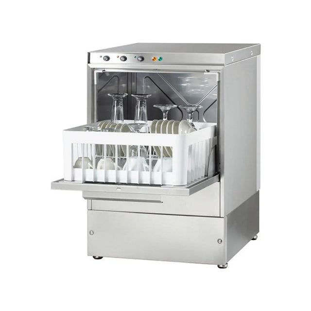 Lave-verre avec pompe de vidange Panier 40cm - ARKA - Lave-verre professionnel