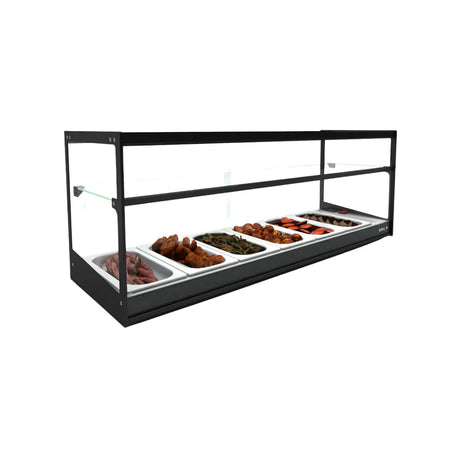 Vitrine chaude bain marie FOOD à poser 3 niveaux - 840 - SAYL - Vitrine chaude, Vitrine bain-marie