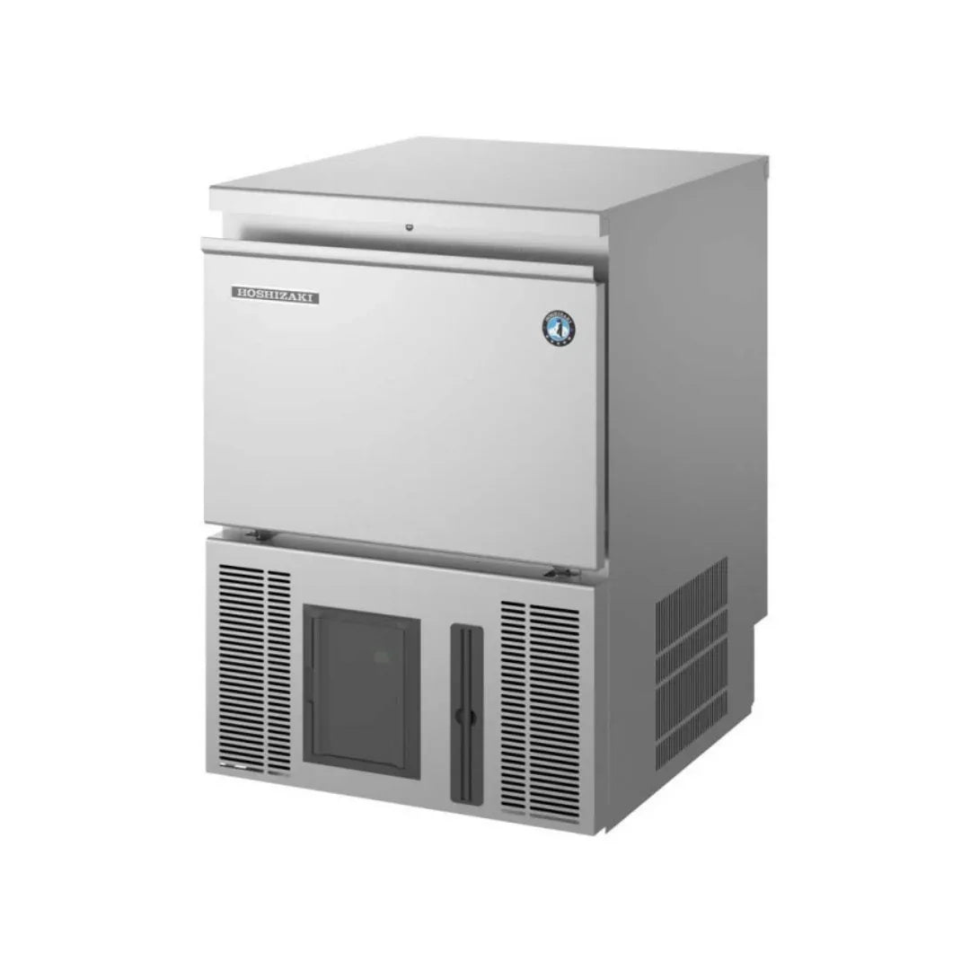 Machine à glaçons cubelet - Production : 55Kg/24h  - Stockage : 18 Kg - HOSHIZAKI - Glaçons en grains