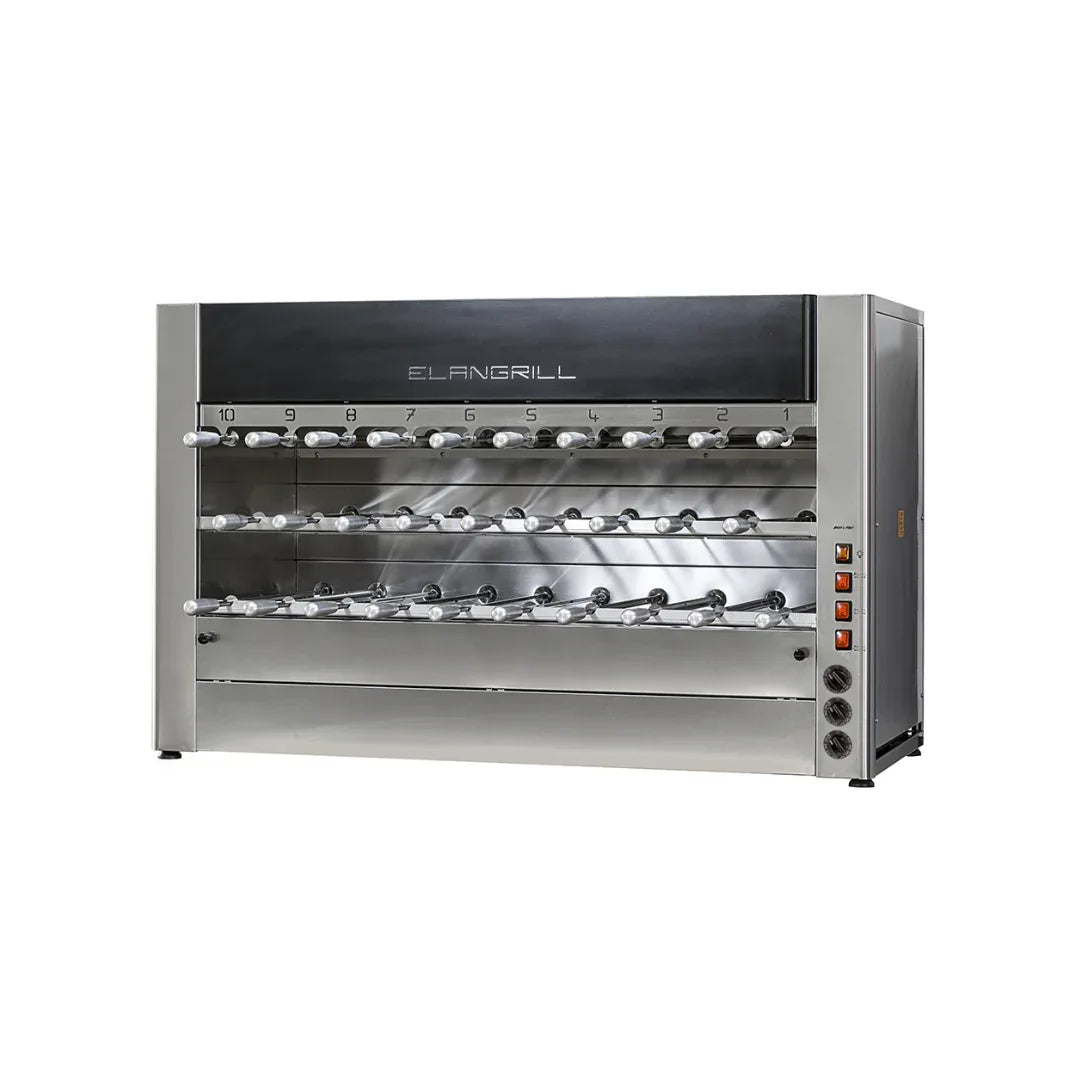 Churrasco à gaz 29 épées - 1400x570x900mm - Puissance : 18,5 kW Gaz - ARKA - Churrasco grill horizontal