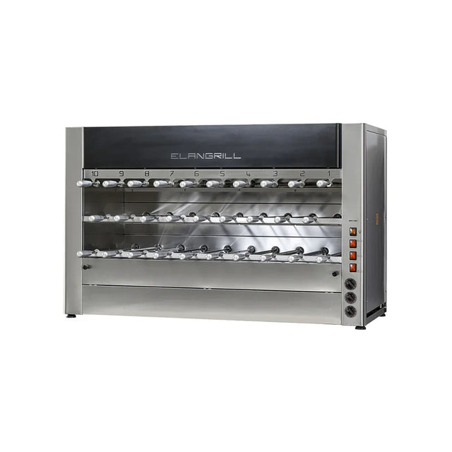 Churrasco à gaz 29 épées - 1400x570x900mm - Puissance : 18,5 kW Gaz - ARKA - Churrasco grill horizontal