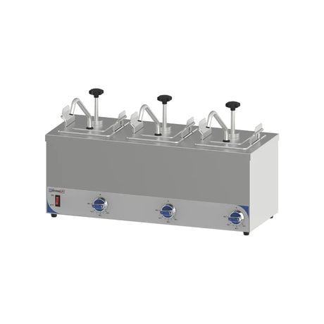 Pompe à sauche chauffante triple