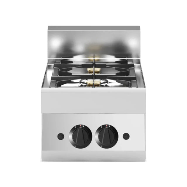 Cuisinière à gaz 2 feux à poser 400x65x300 8,6kW - MODULAR - Fourneau à gaz professionnel