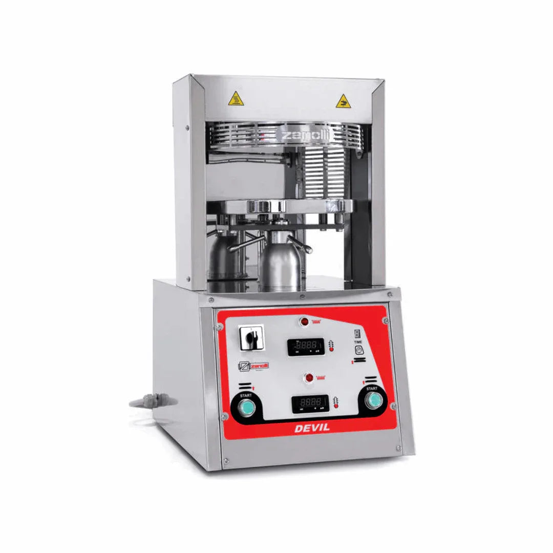 Façonneuse pour pizza à disques réchauffés 570x670x770mm 5.6kW 400V - ZANOLLI - Laminoir à pizza