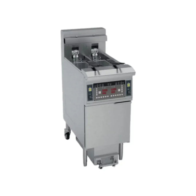 Friteuse électrique à haut rendement avec filtration 2x13L CUISTANCE DGFD13L vue 1 - Usine CHR