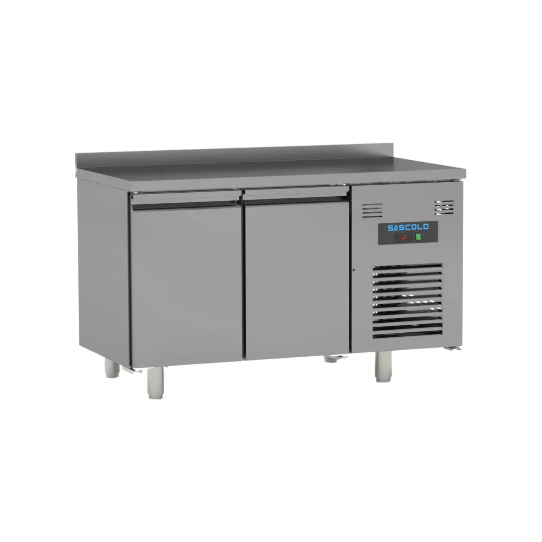 Desserte réfrigérée négative -10/-22°C 2 portes 1400x700x850mm - SASCOLD - Table réfrigérée négative
