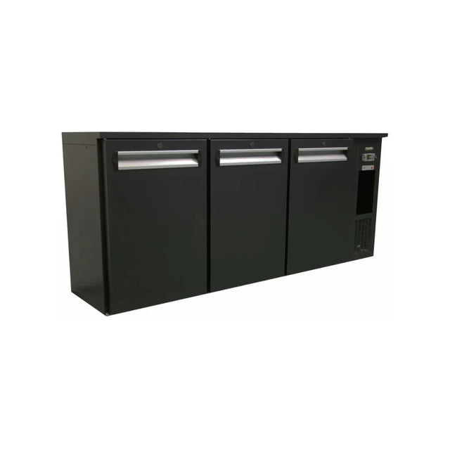 Arrière-bar 3 portes pleines anthracite - GAMKO - Arrière-bar réfrigéré