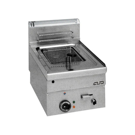 Friteuse électrique 10 litres à poser - 400x600x270mm - 9 kW Triphasé 400V - MBM - Friteuse électrique professionnelle