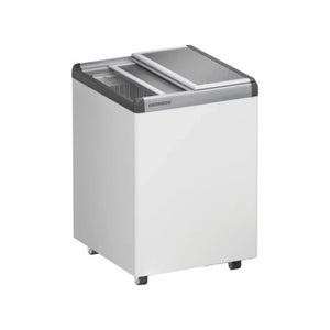 Congélateur coffre à porte coulissante