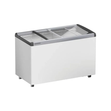 Congélateur avec couvercle coulissant vitré - 369 litres - LIEBHERR - Congélateur coffre à porte coulissante