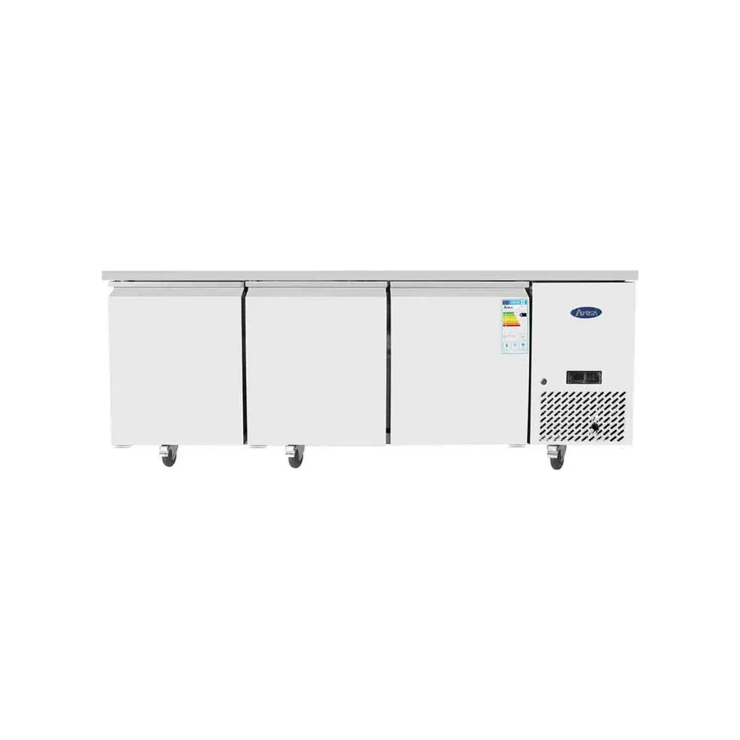 Table réfrigérée pâtissière positive sans dosseret 3 portes 580L ATOSA EPF3485GR-S vue 1 - Usine CHR