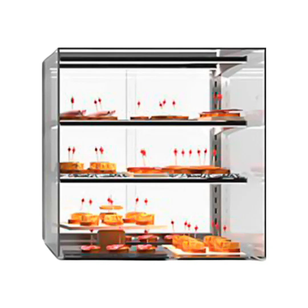 Vitrine neutre à poser 3 niveaux - 600 - SAYL - Vitrine neutre