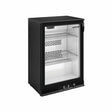 Arrière bar noir réfrigérée positive 1 porte vitrée 600x510x920mm - INFRICO - Arrière-bar réfrigéré