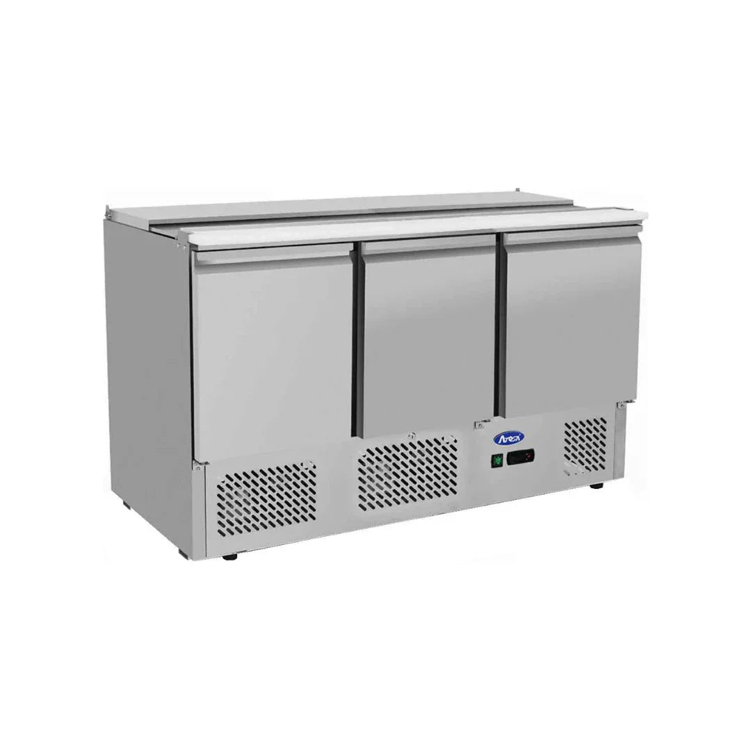 Saladette réfrigérée positive 3 portes 380L ATOSA ESL3850GR vue 1 - Usine CHR