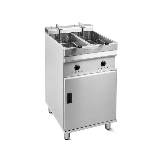 Friteuse électrique sur meuble 2 x 10L - VALENTINE - Friteuse électrique professionnelle