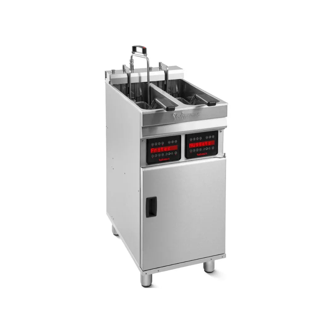 Friteuse électrique digitale sur meuble 2 x 8L